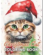 Christmas Cat Coloring Book