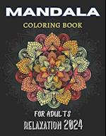 mandala coloring book for adults relaxation 2024