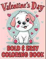 Simple Valentines Day Coloring Book for Adults & Kids