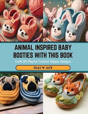 Animal Inspired Baby Booties with this Book