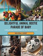 Delightful Animal Bootie Parade of Baby