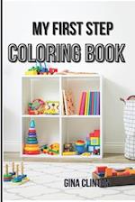 My First Step Coloring Book for ages 3-5