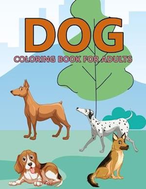 Dog Coloring Book For Adults