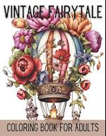 Vintage Fairytale coloring book for adults