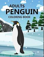 Adults Penguin Coloring Book