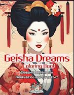 Geisha Dreams coloring book