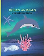 Ocean Animals Coloring Book