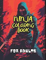 Ninja Coloring Book for Adults