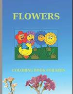 Flowers Coloring Book for Kids