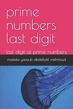 prime numbers last digit