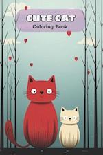 CUTE CAT Coloring book