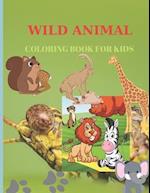 Wild Animal Coloring Book For Kids