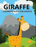 Giraffe Coloring Book For Adults