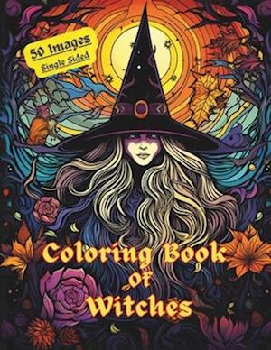 Witches Coloring Pages