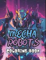 Mecha Robots Coloring Book