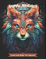 Animal Mandala Coloring Book for Adults