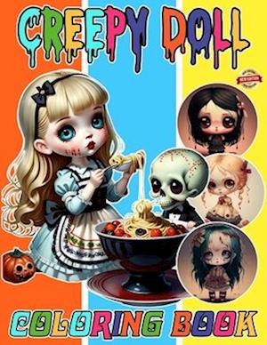 Creepy Doll Coloring Book