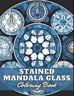 Stained Mandala Glass Coloring Book