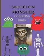 Skeleton Monster Coloring Book