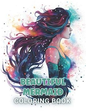 Beautiful Mermaid Coloring Book