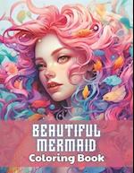 Beautiful Mermaid Coloring Book