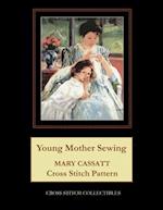 Young Mother Sewing