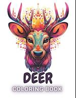 Deer Coloring Book