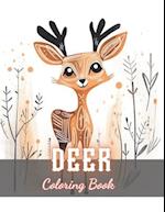 Deer Coloring Book