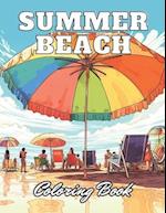 Summer Beach Coloring Book for Adults