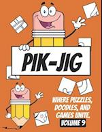 PIK-JIG - Art books for children - Art books for adults - Art activity book - Art inspiration book