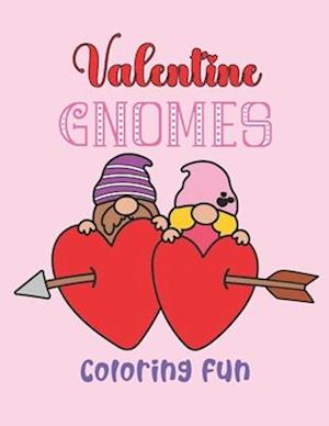 Valentine Gnomes Coloring Fun Happy Valentine's Day