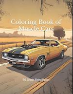 Coloring Book of Muscle Cars