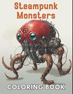 Steampunk Monsters Coloring Book