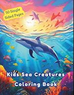 Kids Sea Creatures Coloring Book
