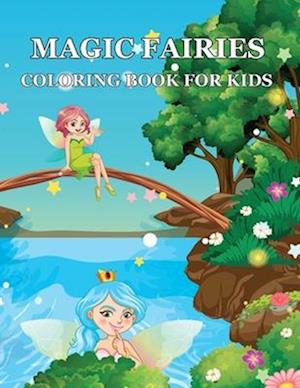 Magic Fairies Coloring Book For Kids