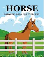 Horse Coloring Book For Toddlers