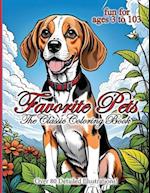 Favorite Pets - The Classic Coloring Book