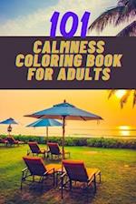 101 calmness coloring book for adults