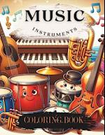 Music Instruments Coloring Book for Kids - Discovering Instruments Through Art