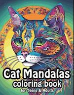 Cat Mandalas Coloring Book