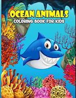 Ocean Animals Coloring Book for Kids