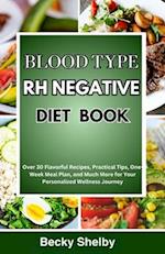 Blood Type RH Negative Diet Book