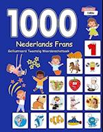 1000 Nederlands Frans Geïllustreerd Tweetalig Woordenschatboek (Zwart-Wit Editie)