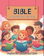 Bible Coloring Book for Kids and Adults