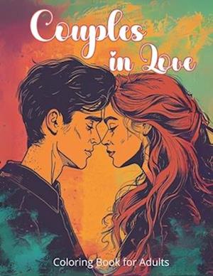 Couples in Love Coloring Book for Adults