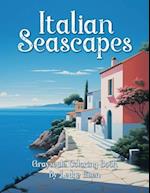 Italian Seascapes Grayscale Coloring Book