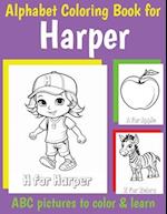 ABC Coloring Book for Harper