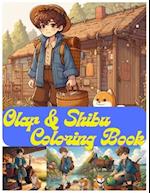 Olaf and Shibu Coloring Book