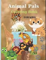 Animal Pals Coloring Book For Kids