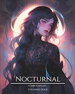 Nocturnal- Dark Fantasy Coloring Book 5